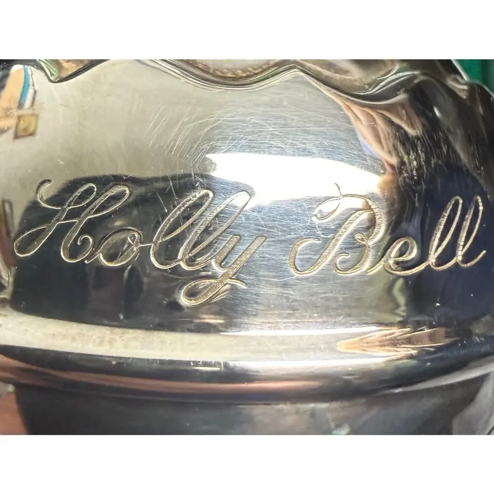 Reed & Barton 1996 Holly Bell Silverplate Christmas Ornament Original Box